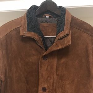 Longmire Suede Long Overcoat